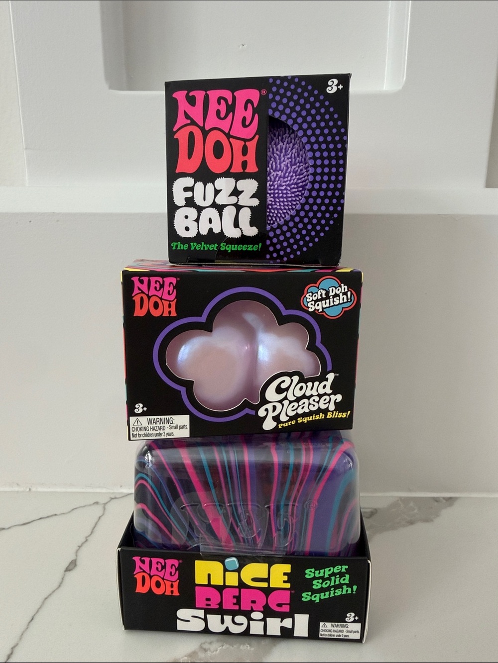 NEW NEEDOH Nice Berg Swirl, Cloud Pleaser & Fuzz Ball